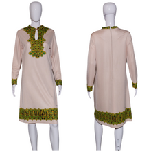 Load image into Gallery viewer, 1960&#39;s Don Manuel Screen Printed Poly Dress
