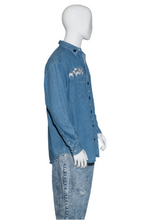 Load image into Gallery viewer, 1990&#39;s Embroidered Disney Dalmatian Denim Button Up - Size L/XL

