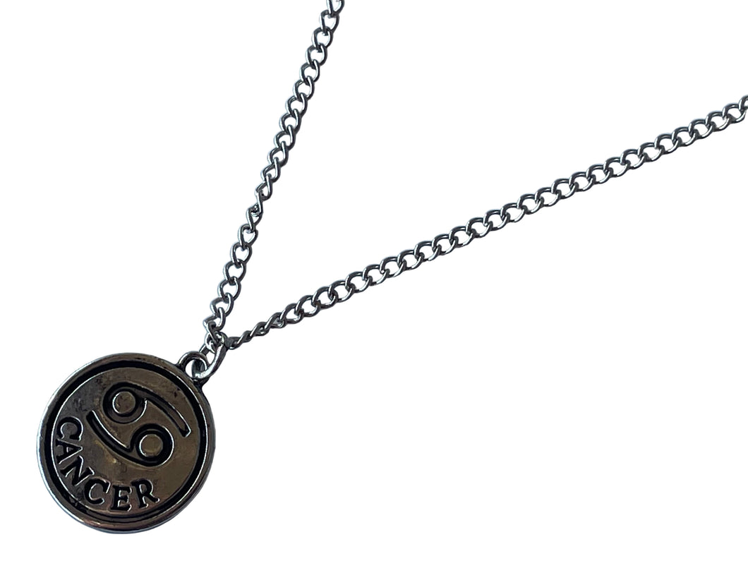 Y2K Cancer Star Sign Necklace