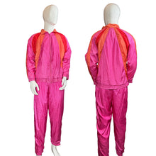 Load image into Gallery viewer, 1980&#39;s Sunrise Windbreaker Two Piece Track Set - Size M
