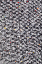 Load image into Gallery viewer, 1960&#39;s Speckled Tweed Secretary Dress with Yellow Accents Size M
