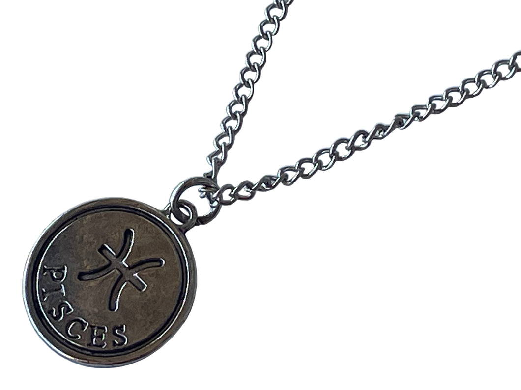 Y2K Pisces Star Sign Necklace