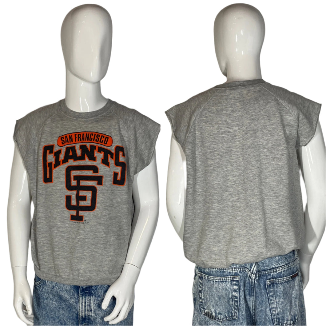 1988 San Francisco Giants Short Sleeve Sweatshirt Size L