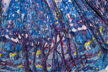 Load image into Gallery viewer, 1950&#39;s Van Gogh Style Circle Skirt Size XS

