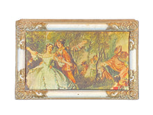 Load image into Gallery viewer, 1970's Romantic French Pastoral Rococo Style Small Trinket Jewelry Box
