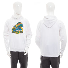 Load image into Gallery viewer, 1980&#39;s Hanes White and Multicolor Reno Hot Air Balloon Hoodie SZ M/L
