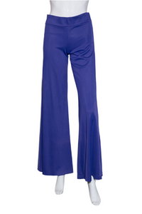 1970's Purple Polyester Halter Top Disco Duo Size S