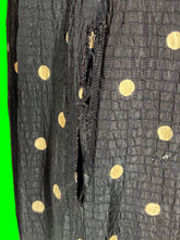 Load image into Gallery viewer, 1930s Black and White Polka Dot Gown – Size M
