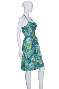 1950's Hawaiian Sarong Dress and Jacket Set Size S