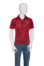Load image into Gallery viewer, 1970&#39;s Maroon Pullover Bowling Shirt Size S/M
