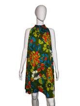 Load image into Gallery viewer, Floral-patterned dress on a mannequin against a plain background
