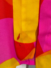 Load image into Gallery viewer, 1960’s Psychedelic Polka Dot Mini Dress Size M/L
