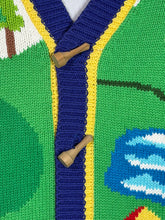 Load image into Gallery viewer, 1990’s Novelty Knit Golf Cardigan Size S/M
