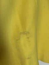 Load image into Gallery viewer, 1940's Color Two Tone Mustard Yellow Color Block Blouse - Size S/M
