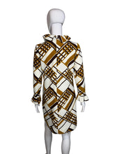 Load image into Gallery viewer, 1960's 3D Geometric Print Mary Dobbs Dress Size M
