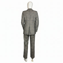 Load image into Gallery viewer, Gray checkered suit on a mannequin against a white wall.
