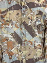 Load image into Gallery viewer, 1970's Medieval Print Men's Shirt - Size L
