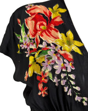 Load image into Gallery viewer, Close up of floral applique 
