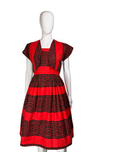 Load image into Gallery viewer, 1950&#39;s Betty Barclay Party Dress and Bolero Set- Size XS
