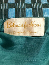 Load image into Gallery viewer, 1960&#39;s Green and Blue Checkered Dress - Size M
