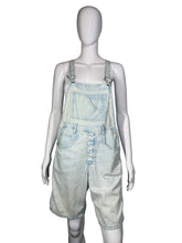 Load image into Gallery viewer, Mannequin wearing light blue denim overalls on a plain background
