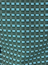 Load image into Gallery viewer, 1960&#39;s Green and Blue Checkered Dress - Size M
