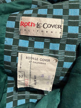 Load image into Gallery viewer, 1960&#39;s Green and Blue Checkered Dress - Size M
