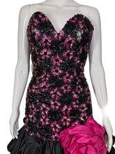 Load image into Gallery viewer, Close up of bodice showing beading detail
