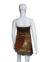 Load image into Gallery viewer, Mannequin wearing a brown strapless top on a plain background
