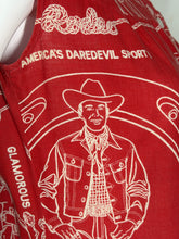 Load image into Gallery viewer, 1950's Casey Tibbs Novelty Print Shirt - Size M
