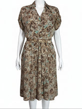 Load image into Gallery viewer, Patterned dress on a mannequin against a white background
