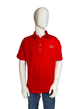 Load image into Gallery viewer, Mannequin wearing a red shirt on a white background
