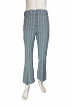 Load image into Gallery viewer, Blue striped pants on a mannequin against a plain background
