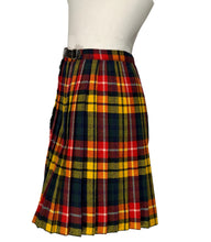 Load image into Gallery viewer, Plaid skirt on a mannequin against a plain background
