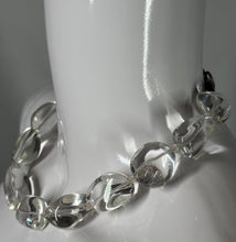 Load image into Gallery viewer, Quartz necklace on a white mannequin
