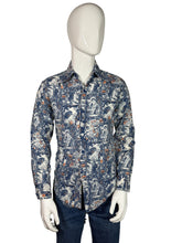 Load image into Gallery viewer, Mannequin wearing a patterned shirt on a plain background
