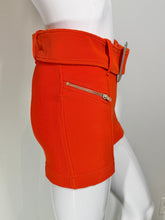 Load image into Gallery viewer, 1990's Mod Orange GoGo Shorts Size 26"
