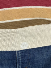 Load image into Gallery viewer, 1980's YSL Striped Cotton Sweater Size M
