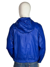 Load image into Gallery viewer, Blue jacket on a mannequin against a white background
