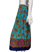 Load image into Gallery viewer, Colorful patterned skirt on a mannequin against a plain background
