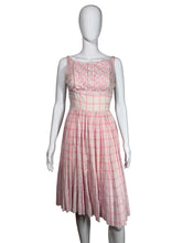 Load image into Gallery viewer, Mannequin wearing a pink plaid dress against a plain background
