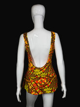 Load image into Gallery viewer, Colorful vintage swimsuit on a mannequin
