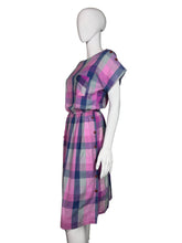 Load image into Gallery viewer, Plaid dress on a mannequin against a plain background

