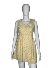 Load image into Gallery viewer, Yellow floral dress on a mannequin 
