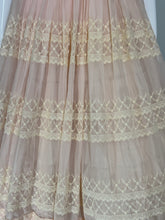 Load image into Gallery viewer, 1950's Baby Pink Fit and Flare Party/Prom Dress - SIze XS

