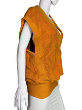 Load image into Gallery viewer, 1970's Designer Gianfranco Ferre Terrycloth Sweater Vest - Size L
