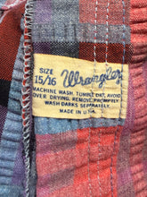 Load image into Gallery viewer, 1970's Plaid Seersucker Wrangler Bell Bottoms - Size 28
