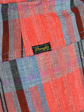 Load image into Gallery viewer, 1970's Plaid Seersucker Wrangler Bell Bottoms - Size 28
