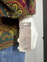 Load image into Gallery viewer, 1990's Ralph Lauren Paisley Velour Smoking Jacket - Size L
