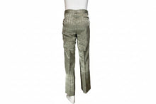Load image into Gallery viewer, A pair of trousers with a windowpane plaid pattern
